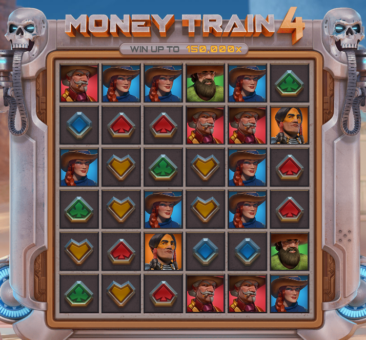 Главное меню Money Train 4